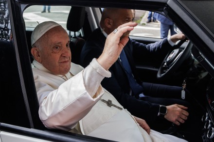 Pope Francis discharged from hospital, Rome, Italy - - 01 Apr 2023