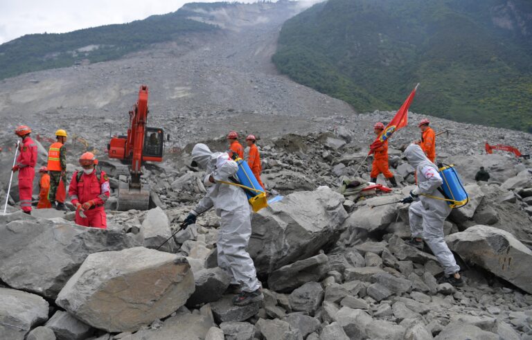 CHINA-DISASTER-LANDSLIDE